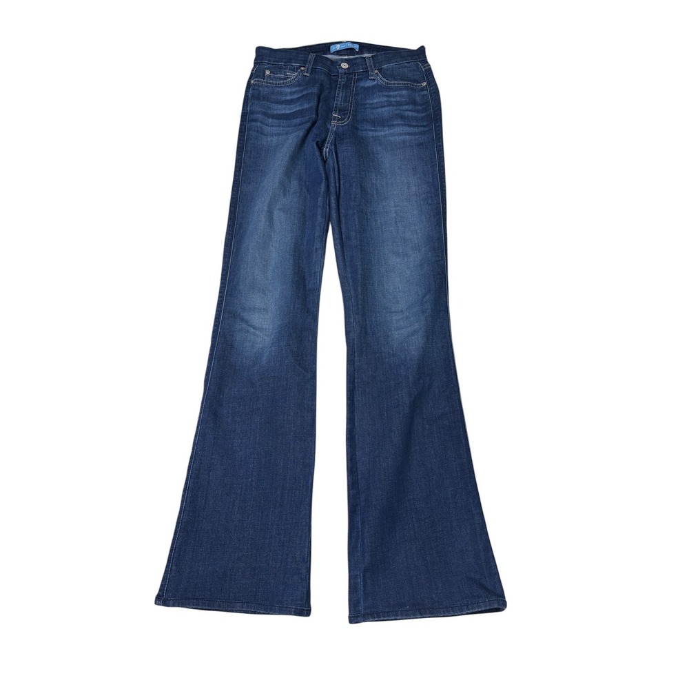 7 For All Mankind Kimmie Bootcut Jeans Dark Wash B(air) Denim Womens Size 29X32